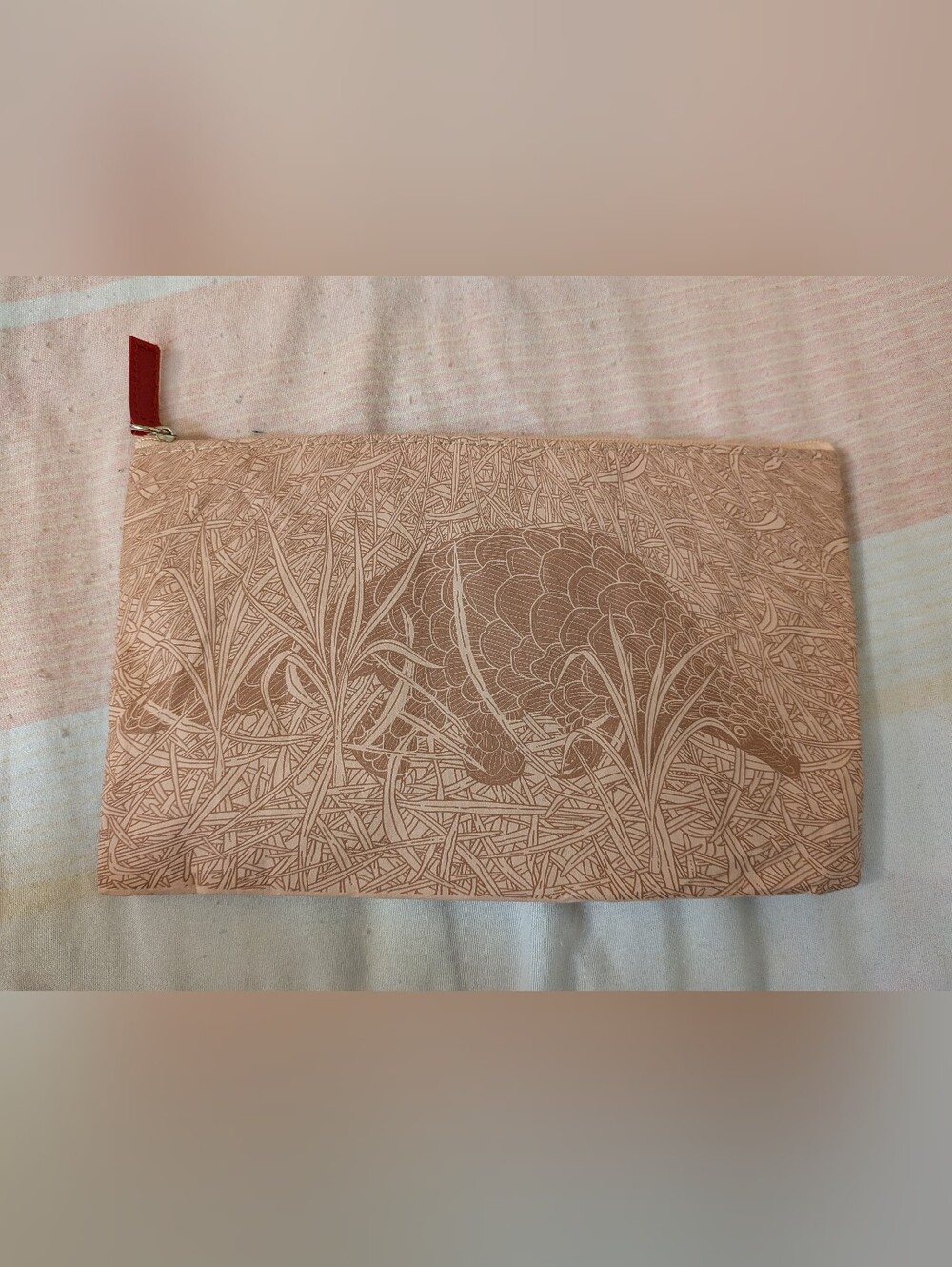 Pink Patterned Pouch